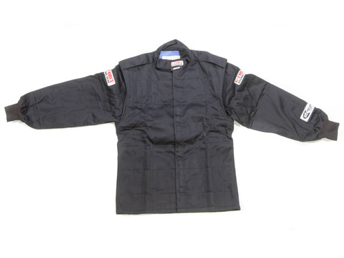 G-Force 4526LRGBK GF525 Driving Jacket, SFI 3.2A/5, Multi Layer, Fire Retardant Cotton, Black, Large, Each