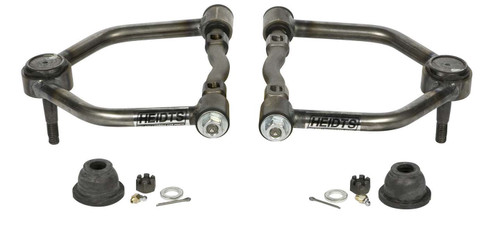 Heidts Rod Shop CA-101 Control Arm, Tubular, Upper, Plastic Bushings, Press-In Ball Joint, Steel, Natural, Mustang II / Pinto 1974-80, Pair