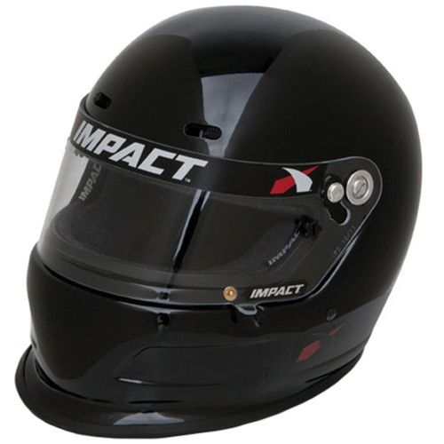 Impact Racing 14020510 Charger Helmet, Full Face, Snell SA2020, Head and Neck Support Ready, Black, Large, Each