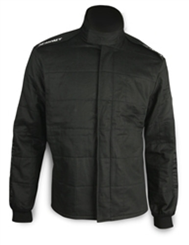 Impact Racing 21110310 Paddock Driving Jacket, SFI 3.2A/5, Multi Layer, Fire Retardant Cotton, Black, Small, Each