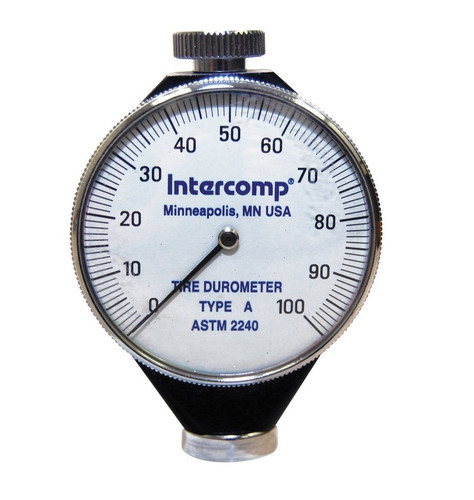 Intercomp 360092 Durometer Gauge, 0-100 Points, Mechanical, Analog, Case, Each