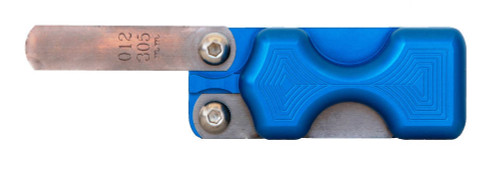 LSM Racing Products FH-200BL Feeler Gauge Holder, Dual, Aluminum, Blue Anodized, Each