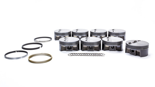 Mahle Pistons 930200330 Piston and Ring, PowerPak, Forged, 4.030 in Bore, 1.0 x 1.0 x 2.0 mm Ring Groove, Minus 5.00 cc, Small Block Chevy, Kit