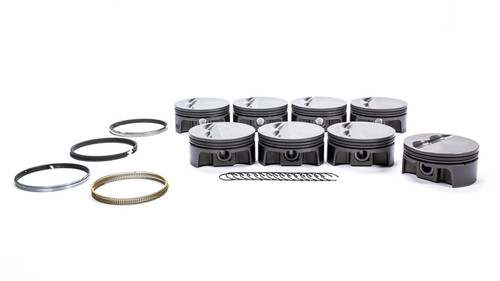 Mahle Pistons 930200630 Piston and Ring, PowerPak, Forged, 4.030 in Bore, 1.0 x 1.0 x 2.0 mm Ring Groove, Minus 5.00 cc, Small Block Chevy, Kit