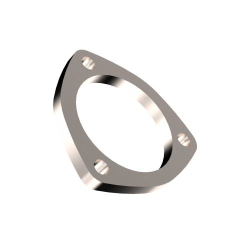 Quick Time Performance 10300F Header Flange, 3/8 in Thick, 3 in Round Port, Steel, Zinc Plated, Each