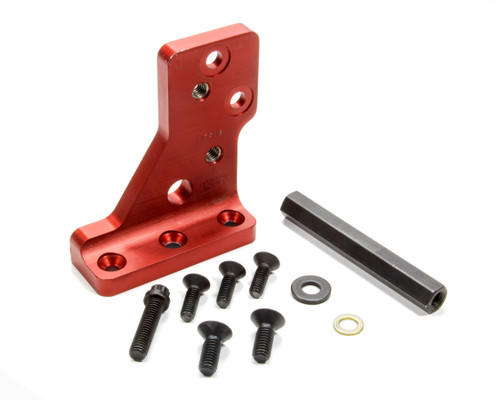 Quarter Master 117600 Oil Pump Bracket, Bellhousing Top Mount, Hardware Included, Aluminum, Red Anodized, Quarter Master Clutchless Bellhousings, Kit