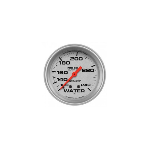 AutoMeter 4432 2-5/8 in. Water Temperature, 120-240 F, Mechanical, Ultra Lite Gauge, Silver