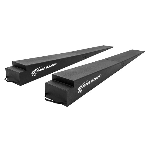 Race Ramps RR-TR-11-2 Trailer Ramp, 11 in Lift Height, 131 in Long, 14 in Wide, 5 in Trailer Lip, 5.4 Degree Incline, 1500 lb Capacity, Pair