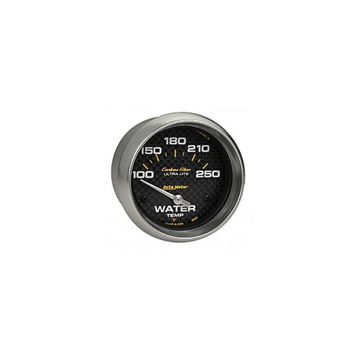 AutoMeter 4837 2-5/8 in. Water Temperature, 100-250 F, Air-Core, CarbonFiber Gauge