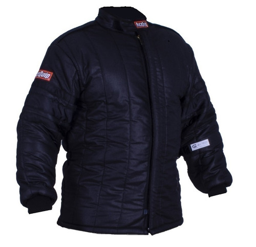 Racequip 91930059RQP Driving Jacket, SFI 3.2A/20, Multi Layer, Aramid Fabric/Nomex, Black, Large, Each