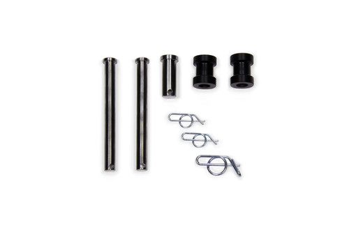 Ti22 Performance TIP1070 Jacobs Ladder Pin, One 1-1/2 in Long x 1/2 in Diameter Pin, Two 3-3/4 in Long x 3/8 in Diameter Pins, Clips / Spacers Included, Titanium, Natural, Sprint Car, Kit