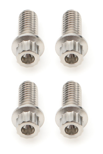 Ti22 Performance TIP1215 Fuel Tank Bolt, 5/16-18 in Thread, 0.750 in Long, 12-Point Head, Titanium, Natural, Set of 4