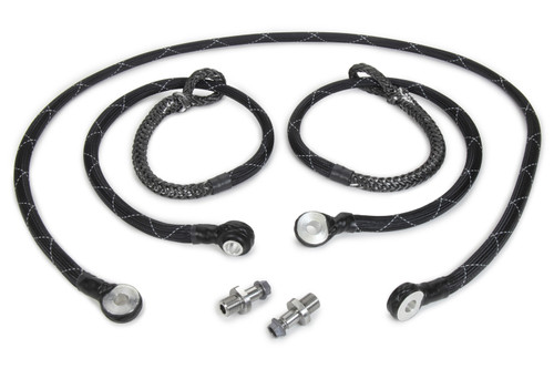 Ti22 Performance TIP2012 BOD KIT Axle Tether, Complete, 2 Wrap Style, 1 King Pin to King Pin, Hardware Included, 50 in Axle, Kit