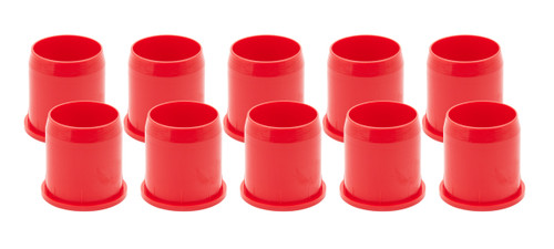 Ti22 Performance TIP2342-10 Torsion Bar Bushing, 1-1/8 in ID, Nylon, Red, 0.095 in Thick, Sprint Car, Set of 10