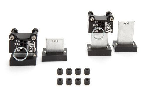 Ti22 Performance TIP3680 Setup Blocks, Rear, 1-1/4 to 3-3/4 in Adjustable, Magnetic Base, Aluminum, Mini, Pair