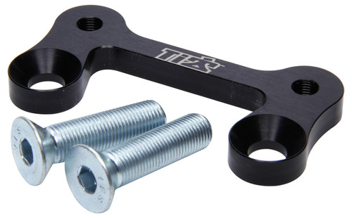 Ti22 Performance TIP4010 Brake Caliper Bracket, Front, Driver Side, Hardware Included, Aluminum, Black Anodized, 10-7/8 in Rotor, 3-1/4 in Lug Mount Calipers, Sprint Car Spindles, Each