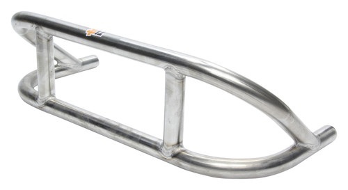 Ti22 Performance TIP7002 Bumper, Stacked, Front, 1 in Tube, Stainless, Natural, Sprint Car, Each