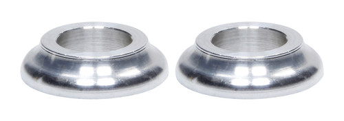 Ti22 Performance TIP8220 Tapered Spacer, 1/2 in ID, 1/4 in Thick, Aluminum, Natural, Universal, Pair