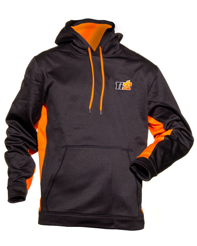 Ti22 Performance TIP9210S Sweatshirt, Sport-Tek, Hooded, Ti22 Logo, Black / Orange, Small, Each