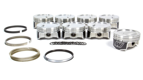 Wiseco K444X05 Piston and Ring, LS Standard Stroke, Forged, 4.005 in Bore, 1.2 x 1.2 x 3.0 mm Ring Groove, Minus 11.00 cc, GM LS-Series, Kit