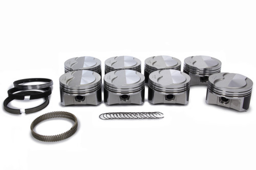 Wiseco-Pro Tru PTS523A903 Pistons and Rings, Pro Tru Street Series, Forged, 3.903 in Bore, 1/16 in x 1/16 in x 3.0 mm Ring Grooves, Plus 4.00 cc, GM LS-Series, Kit