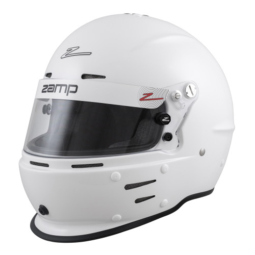 Zamp H764001L RZ-62 Helmet, Full Face, Snell SA2020, Head and Neck Support Ready, White, Large, Each