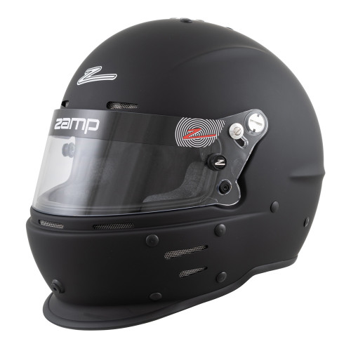 Zamp H76403FM RZ-62 Helmet, Full Face, Snell SA2020, Head and Neck Support Ready, Flat Black, Medium, Each