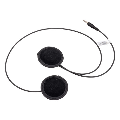 Zamp HACOM003 Headphones, Helmet, 33 in Cord, 3.5 mm Input Jack, Hook and Loop Attachment, Foam Ear Pads, Each