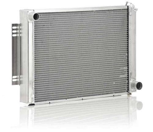 Be-Cool Radiators 10168 Radiator, Aluminator, 30 in W x 19 in H x 3 in D, Driver Side Inlet, Passenger Side Outlet, Aluminum, Natural, GM F-Body 1967-69, Each