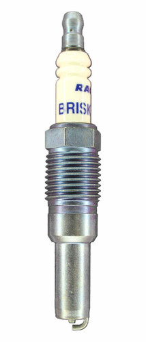 Brisk Racing Spark Plugs 3VR10S Spark Plug, Silver Racing, 16 mm Thread, 22 mm Reach, Heat Range 10, Tapered Seat, Resistor, Each