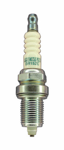 Brisk Racing Spark Plugs DR15ZC Spark Plug, Premium Racing, 14 mm Thread, 19 mm Reach, Heat Range 15, Gasket Seat, Resistor, Each