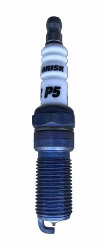 Brisk Racing Spark Plugs P5 (RR15YIR) Spark Plug, Iridium Performance, 14 mm Thread, 25 mm Reach, Heat Range 15, Tapered Seat, Resistor, Each