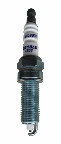 Brisk Racing Spark Plugs QR15LS Spark Plug, Silver Racing, 12 mm Thread, 26.1 mm Reach, Heat Range 15, Gasket Seat, Resistor, Each
