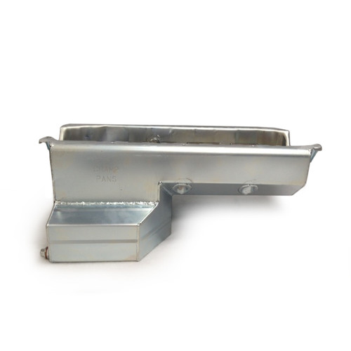 Champ Pans CP81KO Engine Oil Pan, Pro Series, Wet Sump, 8 qt With Filter, 8 in Deep, Kick Out, Small Block Chevy, Each