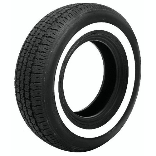 Coker Tire 700219 Tire, American Classic Collector, 235 / 75R-15, Radial, White Sidewall, Each