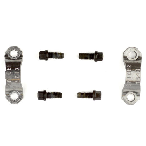 Dana - Spicer 2-70-18X U-Joint Strap Kit, Bolts Included, 1310-1330 Series, 1.062 in Cap OD, Steel, Natural, Kit