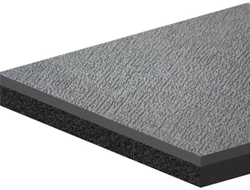 Dynamat 21203 Heat and Sound Barrier, Dynadeck, 36 x 54 in Sheet, 0.452 in Thick, Carpet / Rubber / Vinyl, Black, Each