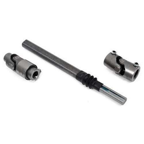 Detroit Speed Engineering 092519DS Steering Shaft, Telescoping, 3/4 in Double D, Steel, Natural, GM G-Body 1978-88 / GM F-Body 1982-92, Each