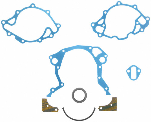 Fel-Pro TCS 45008 Timing Cover Gasket, Composite, Small Block Ford, Kit