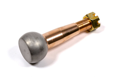 Howe 22463 Ball Joint Stud, 2.000 in/ft Taper, 4.610 in Long, Plus 0.3 in Extended Length, 1.625 in Ball, 5/8-18 in Thread, Steel, Copper Plated, Each