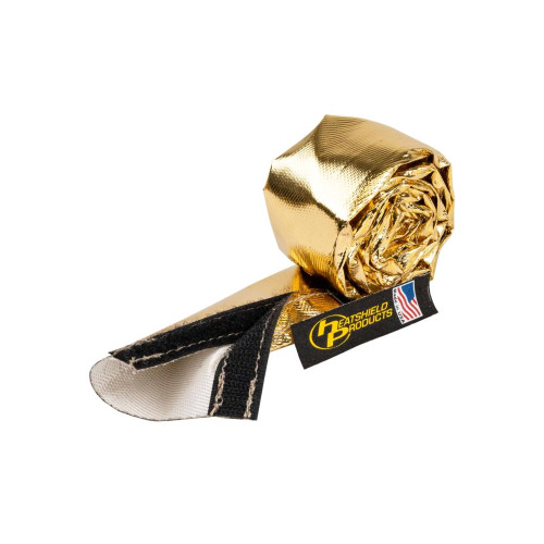Heatshield Products 244100 Hose and Wire Sleeve, Cold Gold Sleeve, 1 in ID, 3 ft Roll, 1100 Degrees, Fiberglass, Gold, Each