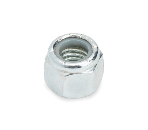 Jerico JER-0053 Nut, Locking, 3/8-16 in Thread, Hex Head, Nylon Insert, Steel, Zinc Oxide, Each