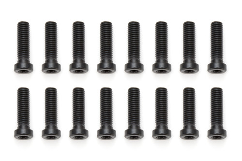 Jesel BLT-21894-16 Bolt, 7/16-14 in Thread, 1-1/2 in Long, Torx Head, Nuts Included, Chromoly, Black Oxide, Set of 16