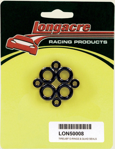 Longacre 52-50008 O-Ring, Rubber, Longacre Tire Pressure Relief Valve, Kit