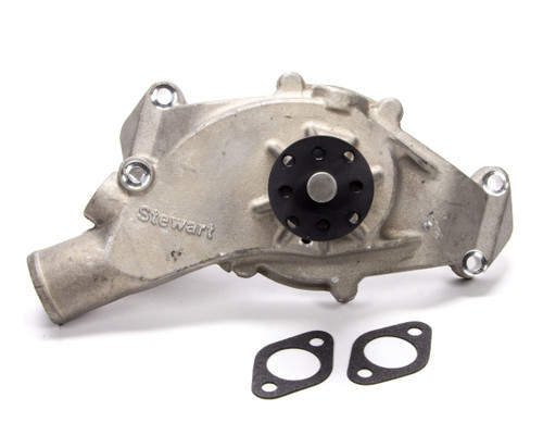 Stewart 31203 Water Pump, Mechanical, Stage 3, 3/4 in Pilot, Short Design, Aluminum, Natural, Big Block Chevy, Each