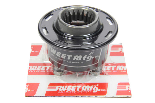 Sweet 801-70205 Steering Wheel Quick Release, Bolt-On, SFI 42.1, Aluminum, Black Anodized, 3-Bolt Sweet Adjustable Steering Columns, Each