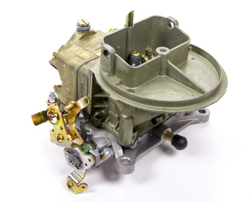 Willys Carb WCD44122 Carburetor, Circle Track, 2-Barrel, 500 CFM, Holley Flange, No Choke, Single Inlet, Gold Chromate, Each