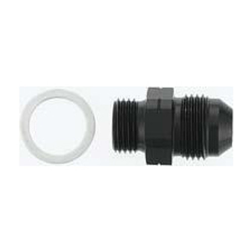 XRP-Xtreme Racing Prod. 871406 Fitting, Adapter, Straight, 6 AN Male to 14 mm x 1.50 Male, Aluminum, Black Anodized, Each