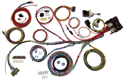 American Autowire 510004 Car Wiring Harness, Power Plus 13, Complete, 13 Power Outlets, GM Column Connector, Universal, Kit
