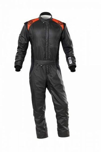 Bell Helmets BR10022 ADV-TX Series Driving Suit, 1-Piece, SFI 3.2A/5, Multi Layer, Fire Retardant Fabric, Gray/Orange, Medium, Each